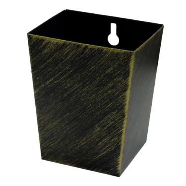 Imagem de Jumiok Captador de tampa de garrafa antiquado montado na parede colecionador de tampa de cerveja 10 cm, balde de refrigerante de cerveja estreito parafuso na parede de aço inoxidável (bronze antigo)