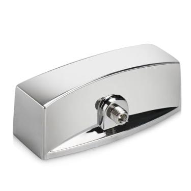 Imagem de Maçaneta de válvula de fogão a gás de cozinha, botão de controle de painel de fogão de forno compatível com válvula de gás de queimador de interface de ar em forma de D, botões cromados de