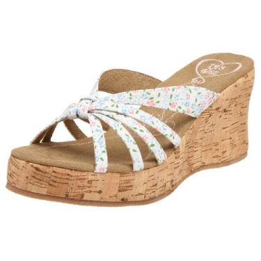 Imagem de 1.4.3. Girl Sandália feminina Skittle Slide, Branco, 9.5