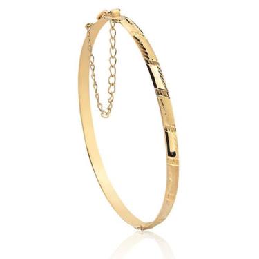 Imagem de Pulseira Pega Ladrão Bracelete Engate Corrente Ouro 10k - MAEHLER JOIA