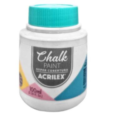 Imagem de Tinta Chalk Paint 100ml Branco 519 Acrilex