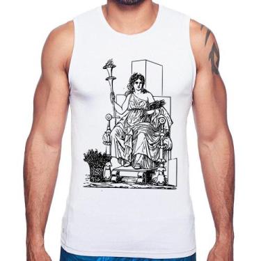 Imagem de Regata Deusa Ceres - Foca na Moda, Branco, GG