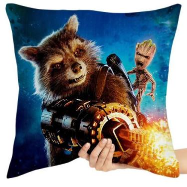 Imagem de Almofada 45x45 cheia Rockey e Groot - Empório Dutra