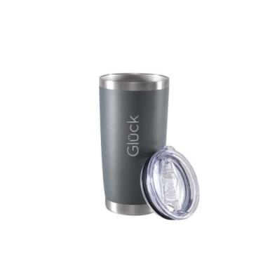 Imagem de Copo Térmico Gluck Lucky com Tampa p/ Cerveja Chop Café Chá Água Suco 