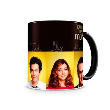 Imagem de Caneca How I met your mother Personagens III Black - Starnerd