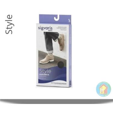 Imagem de Meia Compressiva Sigvaris Style Elegância Urban, P M G
