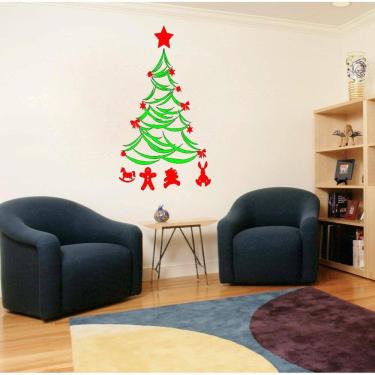 Imagem de Adesivo De Parede Decorativos De Árvore De Feliz Natal