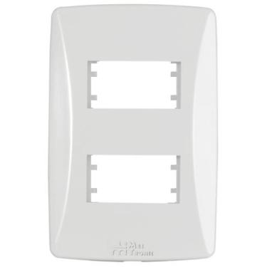 Imagem de Placa 4x2 Para 2 Modulos Dist Petra - Mill - Mectronic