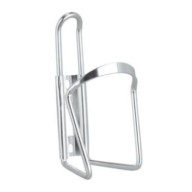 Imagem de Suporte Bike Garrafa Caramanhola Prata Alumínio Bicicleta
