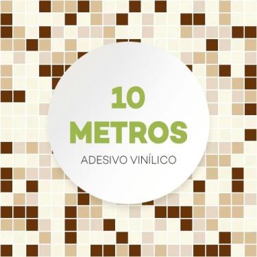 Imagem de Papel De Parede Adesivo Pastilha Bege Lavável Cozinha - Criptonita, 10