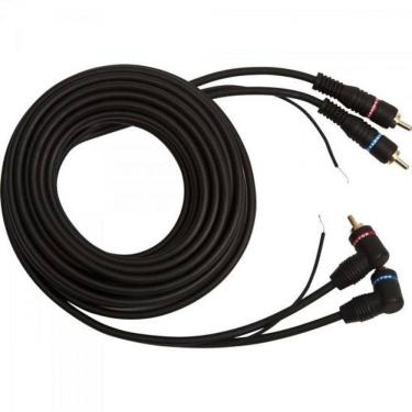Imagem de Cabo 2 Rca Macho + Terra X 3 Rca 90o Macho + Terra 1,5m Cbrc0006 Preto Storm