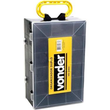 Imagem de Caixa Organizadora Dupla Para parafusos, Buchas Vonder