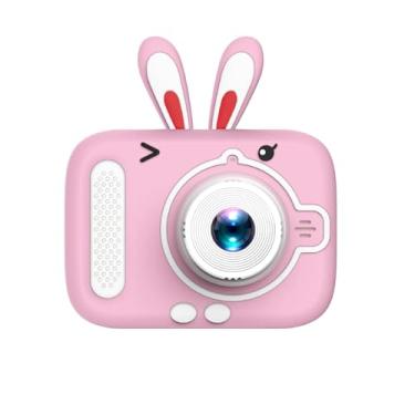 Imagem de Câmera Infantil, Câmera Digital de 20 MP para Crianças, Lente Dupla HD 1080P e Câmera Infantil Com Tela de Proteção Ocular de 2 Polegadas, Câmera de Vídeo Selfie Infantil, (Rosado)