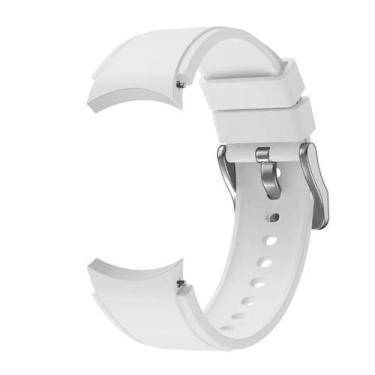 Imagem de Pulseiras de Silicone Compatível Com Galaxy Watch 6 - Poolsy, Branca