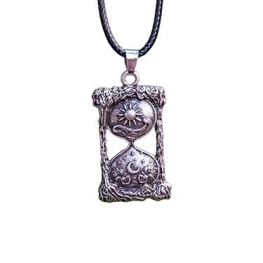 Imagem de Colar vintage de ampulheta (sol e lua)