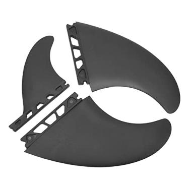 Imagem de Conjunto Inflável da Aleta da Prancha do Pvc de 3 Pces, Longboard Flexível de Pouco Peso Estável da Aleta Com Direcionalidade e Estabilidade para Pranchas de Surf