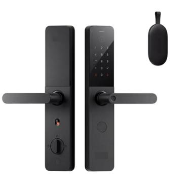 Imagem de Fechadura de porta inteligente E10 Bluetooth 5.3 senha NFC desbloqueio de impressão digital Campainha inteligente funciona com aplicativo doméstico(Add nfc card)
