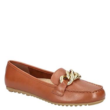 Imagem de Bella Vita Mocassim feminino de couro Cullen, Bronzeado escuro, 9.5 X-Wide