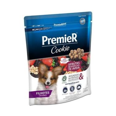 Imagem de Biscoito Premier Cookie Cães Filhotes Frutas Vermelhas 250g - PREMIER 