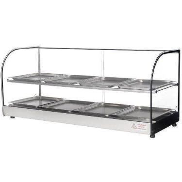 Imagem de Estufa Quente Dupla 8 Bandejas Clio AMLD Cinza Titã 110cm, 110V