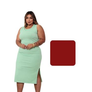 Imagem de Vestido Candy Collor Midi Moda Plus Size Tamanhos Grandes - On.shop, B