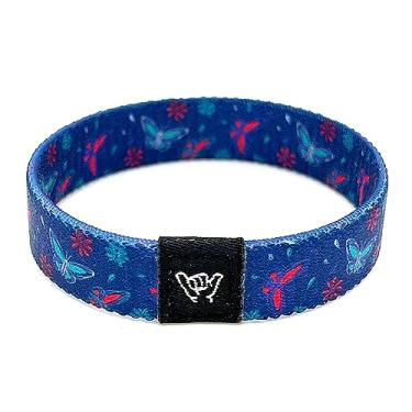 Imagem de Hang Loose Bands - Pulseira de praia de surfista costeiro para homens, mulheres e adolescentes - Verão confortável - Pulseira reversível Boho - Pulseiras de amizade, Medium: 7.5" length (for large