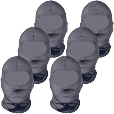 Imagem de Kit 6 balaclavas balaclava touca toca ninja bandana UV50+ - EX311, Chu