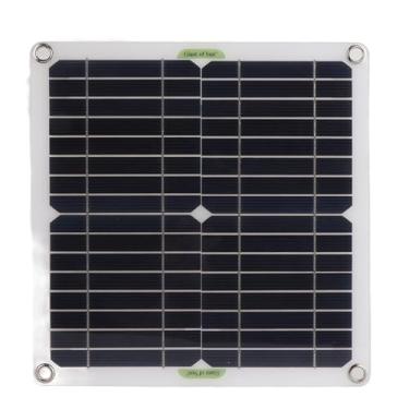 Imagem de Kit de Painel Solar Portátil de 200w 12V, Painel Solar Monocristalino Com Controlador para Camping Acampar Acampamento (100A)