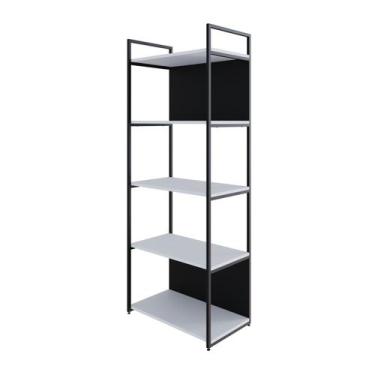 Imagem de Estante C/05 Prateleiras 152x60x33cm C/Fundo Yon - Metalig, Branco TX/
