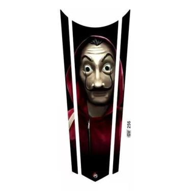 Imagem de Adesivo Faixa  Gravata Resinado La Casa De Papel Honda 256 - Resitank