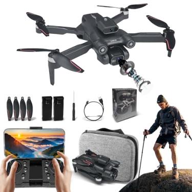 Imagem de Drone Com Camera Drone Profissional 6K HD câmeras com Fluxo óptico FPV Mini Controle Remoto DroneQuadricóptero Com Bolsa De Transporte LS-S1S