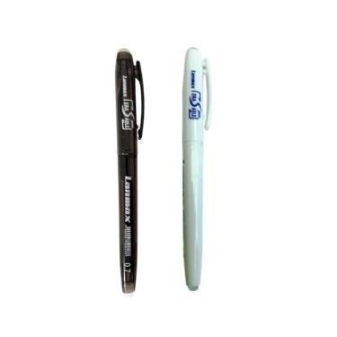 Imagem de Caneta Mágica Duas Cores Apaga Com Calor Do Ferro E Borracha Preto e Branco 0.7mm Patchwork, Costura, Bordado E Artesanato