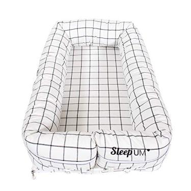 Imagem de Bercinho Portátil Ninho para Bebê Sleep UM Master (1,00m x 60cm x 15cm) Boston Preto, Biramar Baby, Preto