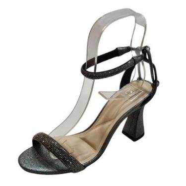 Imagem de Sandália Média Social Prata Velho-Feminino