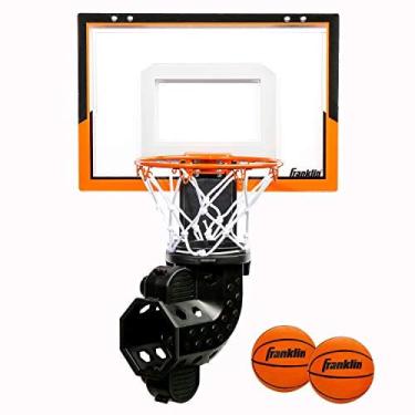 Imagem de Franklin Sports Over The Door Basketball Hoop with Ball Return - Sala de Jogos Pronta - Resistente a Quebras - 2 Mini Basquetebols - Acessórios Incluí