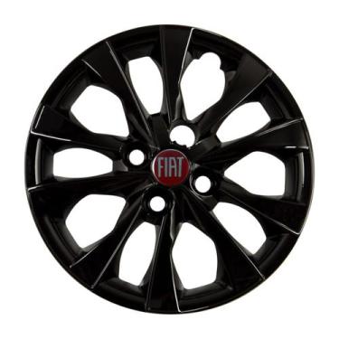 Imagem de Calota Esportiva 293CB Cubo Baixo 14 Preto Argo Mobi Palio V - Garagem