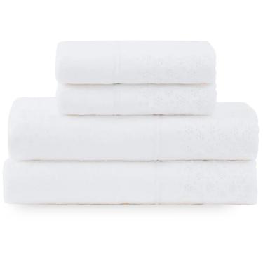 Imagem de Jogo Toalha Banho 4 Peças Buddemeyer Lovely Branco