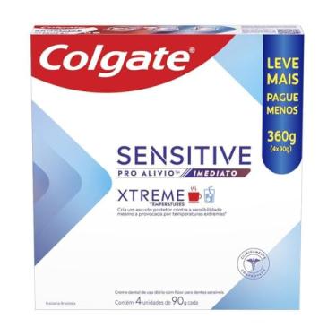 Imagem de Creme dental Sensitive Pro Alívio Imediato Xtreme 4x90g Leve mais pague menos
