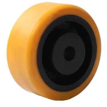 Imagem de Roda P/ Macaco Jacare 4pol. De Ferro Fundido C/ Poliuretano - RODALEVE