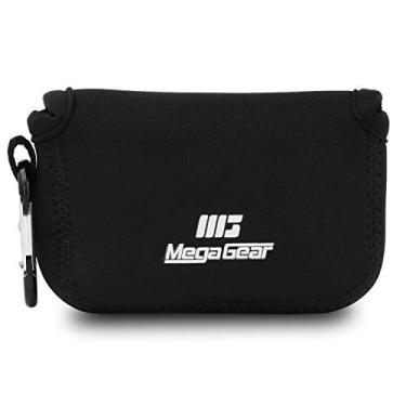 Imagem de MegaGear Bolsa de neoprene para câmera "ultra leve" com mosquetão para Panasonic Lumix DC-ZS80, DC-ZS70, DMC-ZS100, DC-TZ95, DC-TZ90, DMC-TZ100 (preto)