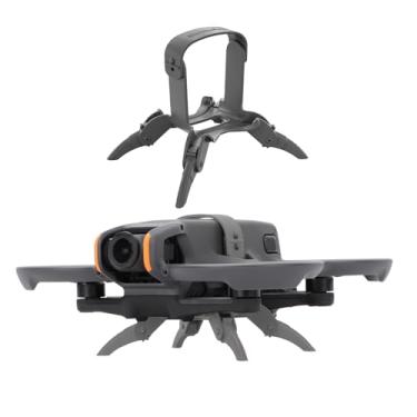Imagem de FSIDIWT Avata 2 Perna de extensão dobrável de liberação rápida para acessórios DJI Avata 2, perna de extensão de altura para drone DJI Avata 2 (cinza)
