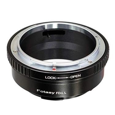 Imagem de Fotasy Adaptador de lente de montagem FD para L, cobre, adaptador de lente FD para montagem L, FD L, compatível com câmera sem espelho Panasonic S1 S1H S1R S4 S5 Leica SL SL2 TL2 TL Leica T Sigma fp