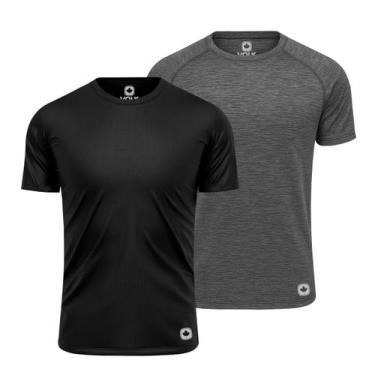 Imagem de Kit 2 Camisa Térmica Masculina DryFit Proteção Segunda Pele - Volk, Pr