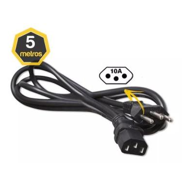Imagem de Cabo força tripolar 5mts 10a mag - MAGNUS