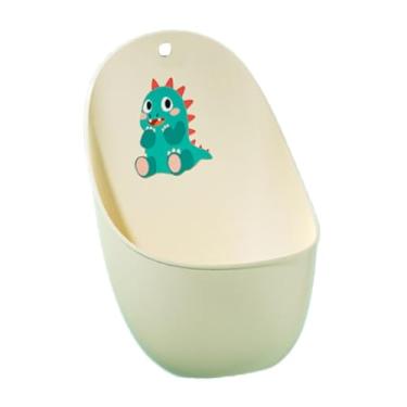 Imagem de menolana Mictório de treinamento para meninos, divertido, fácil de limpar, pendurado na parede, para banheiro, para crianças, meninos, Bege