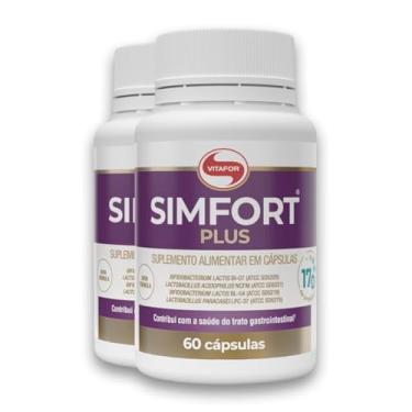 Imagem de Kit 2 Simfort Plus Vitafor 60 Cápsulas 390mg