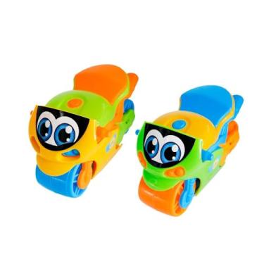 Imagem de Moto Baby Infantil, Brinquedo Educativo, 10x8x16cm, Plástico Durável, Multicolorido