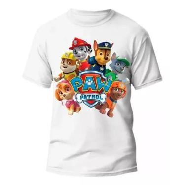 Imagem de Camiseta Chase Infantil Camisa Patrulha Canina Filme - Loja Dinka, m