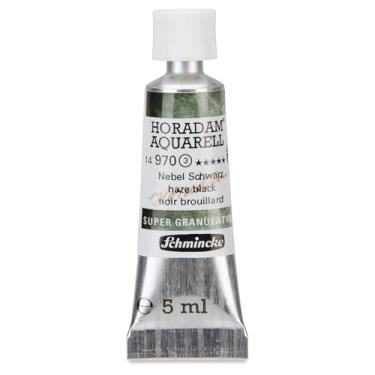 Imagem de Schmincke - HORADAM® AQUARELL, Super Granulação, 14 970 001, Haze Black, 5 ml, tons de granulação muito forte, melhores aquarelas super granuladas