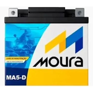 Imagem de Bateria MOURA Moto 5Ah - MA5-D Selada AGM CG125 Titan150